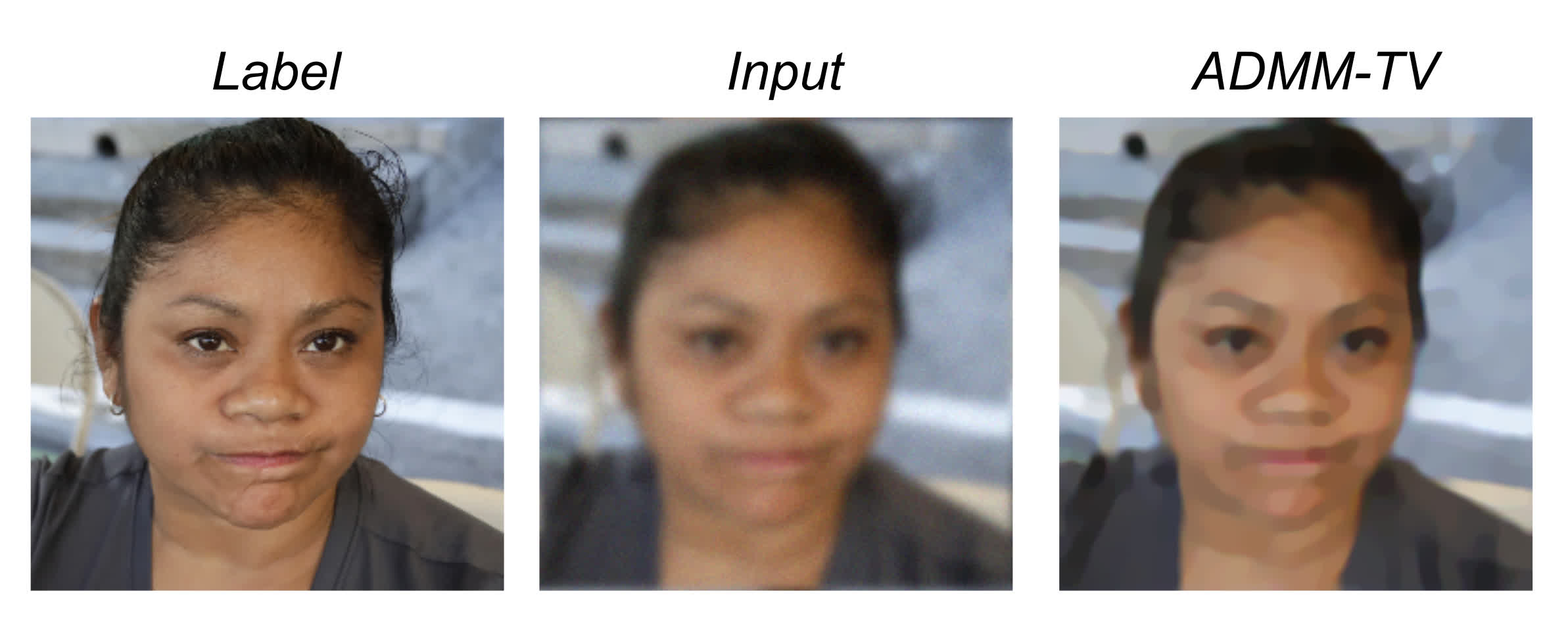 Example with TV regularization